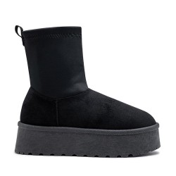 Botte en simili daim