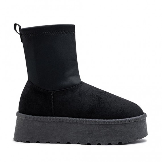 Botte en simili daim