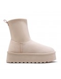Botte en simili daim