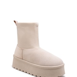 Botte en simili daim