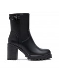 Bottine en simili cuir
