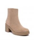 Botte en simili daim