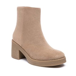 Botte en simili daim