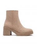 Faux suede boot