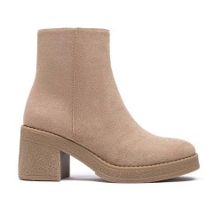 Botte en simili daim