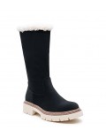 Botte en simili daim