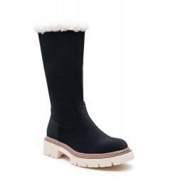 Botte en simili daim