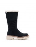 Botte en simili daim