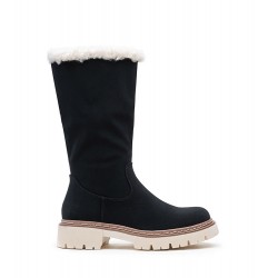 Botte en simili daim