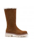 Botte en simili daim
