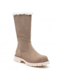 Botte en simili daim