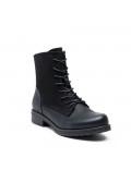 Ankle boot in a mix of materials for autumn and winter
