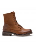 Ankle boot in a mix of materials for autumn and winter