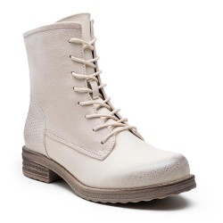 Ankle boot in a mix of materials for autumn and winter