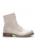 Ankle boot in a mix of materials for autumn and winter