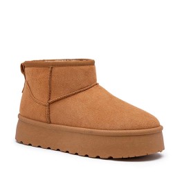 Botines en gamuza sintética