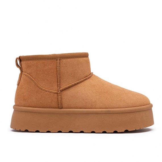 Botines en gamuza sintética