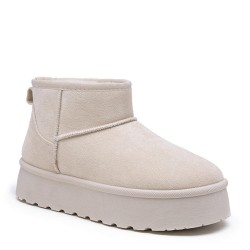 Botines en gamuza sintética