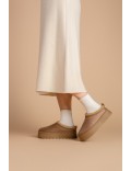 Thick-soled mules