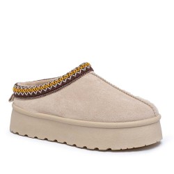 Thick-soled mules