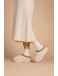 Thick-soled mules