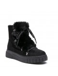 Ankle boot in a mix of materials for autumn and winter