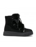 Ankle boot in a mix of materials for autumn and winter