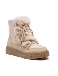 Ankle boot in a mix of materials for autumn and winter