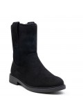 Ankle boot in faux suede