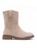 Ankle boot in faux suede
