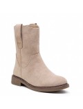 Ankle boot in faux suede