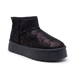 Botines en gamuza sintética