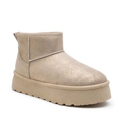 Botines en gamuza sintética