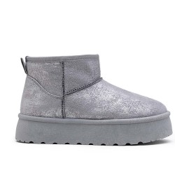 Botines en gamuza sintética