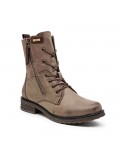 Ankle boot in a mix of materials for autumn and winter