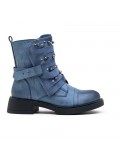 Ankle boot in a mix of materials for autumn and winter