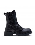 Ankle boot in a mix of materials for autumn and winter