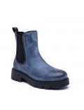 Ankle boot in a mix of materials for autumn and winter