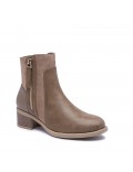 Ankle boot in a mix of materials for autumn and winter