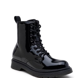 Ankle boot in a mix of materials for autumn and winter