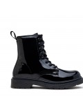 Ankle boot in a mix of materials for autumn and winter