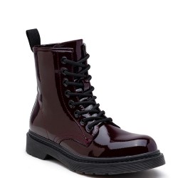 Ankle boot in a mix of materials for autumn and winter