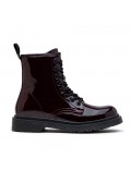 Ankle boot in a mix of materials for autumn and winter