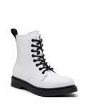 Ankle boot in a mix of materials for autumn and winter