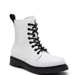 Ankle boot in a mix of materials for autumn and winter