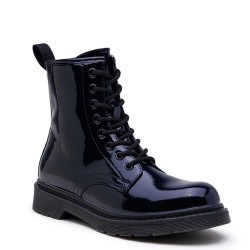 Ankle boot in a mix of materials for autumn and winter