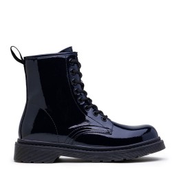Ankle boot in a mix of materials for autumn and winter