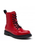 Ankle boot in a mix of materials for autumn and winter