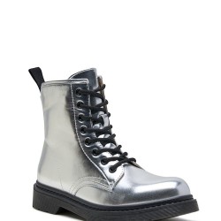 Ankle boot in a mix of materials for autumn and winter