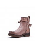 Ankle boot in a mix of materials for autumn and winter